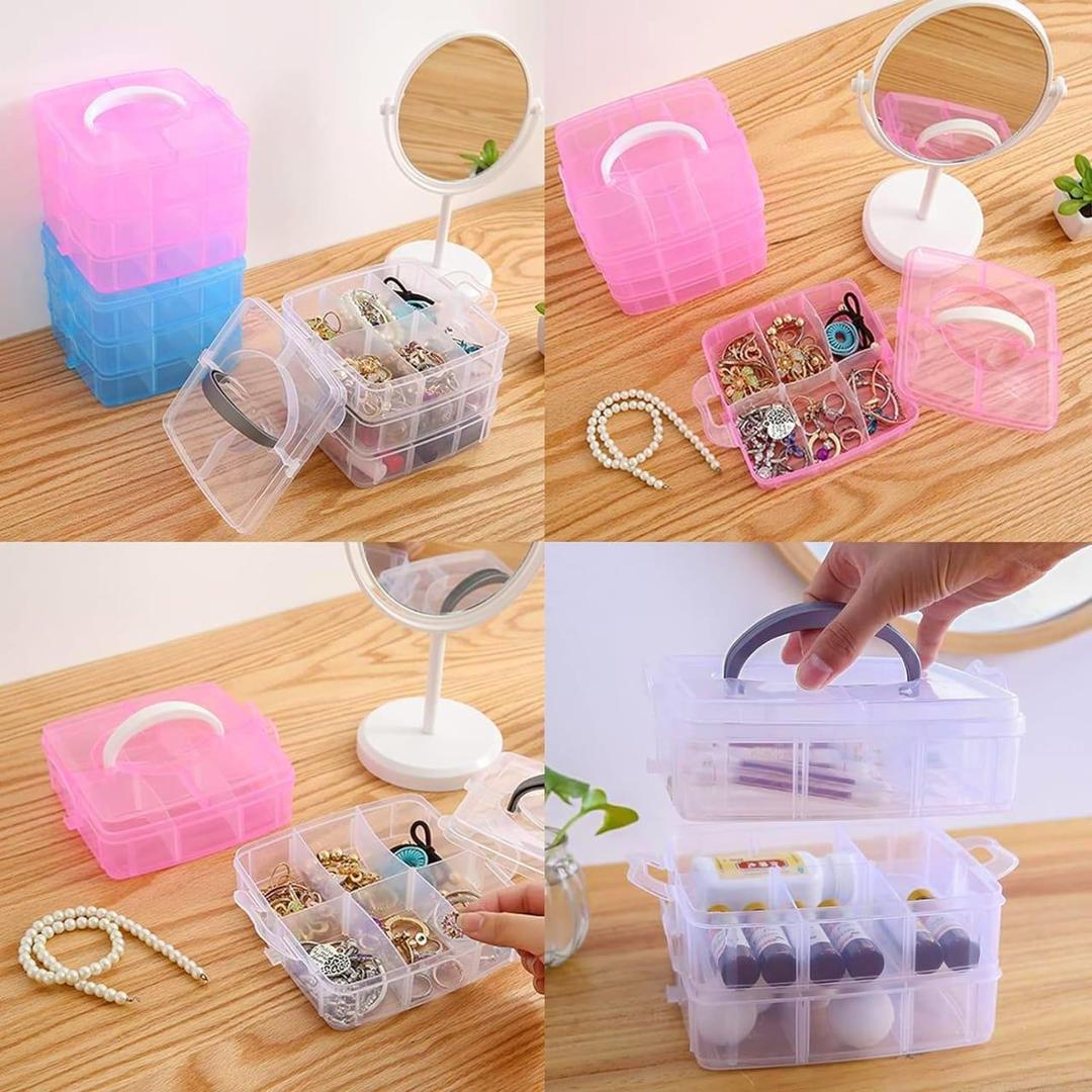 Stylish White Jewellery Box - 1 Pc Storage Solution