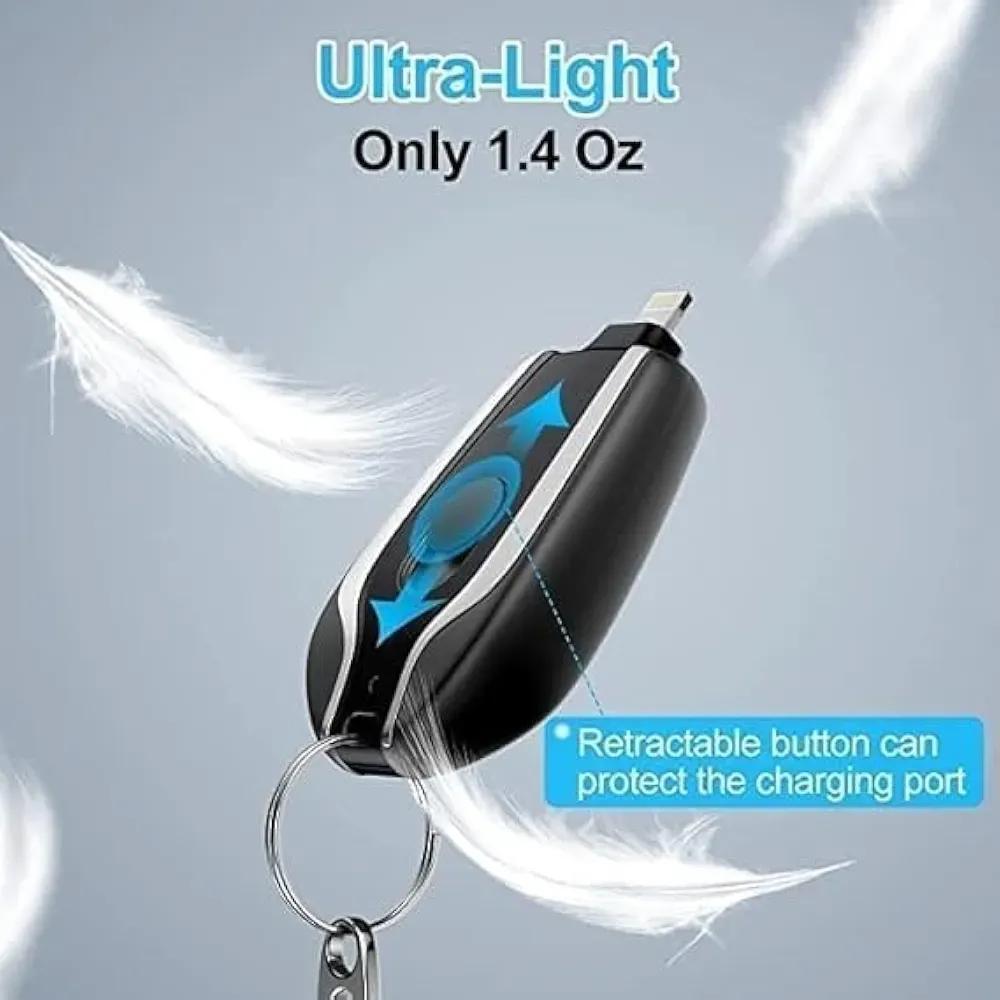 portable emergency key chain power bank