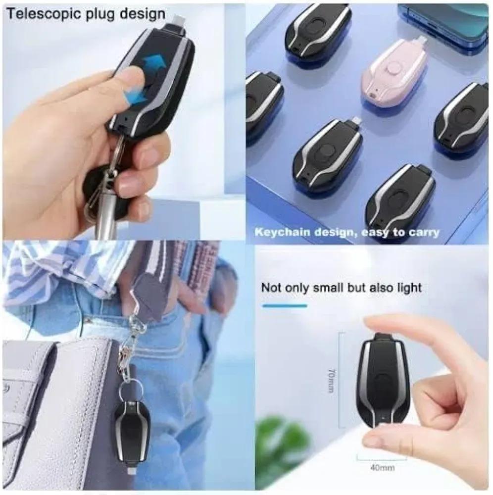 portable emergency key chain power bank