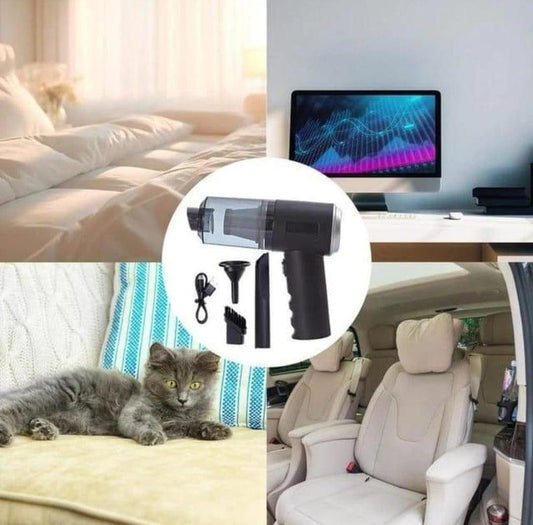 Portable Vacuum Cleaner with Strong Suction Power - 1 Pc