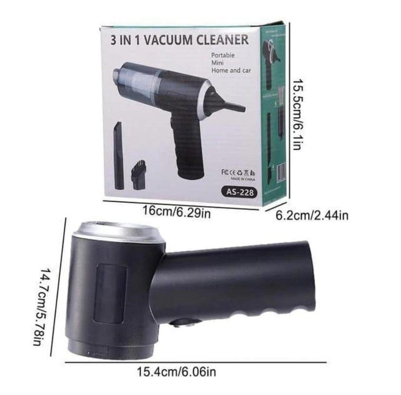 Portable Vacuum Cleaner with Strong Suction Power - 1 Pc